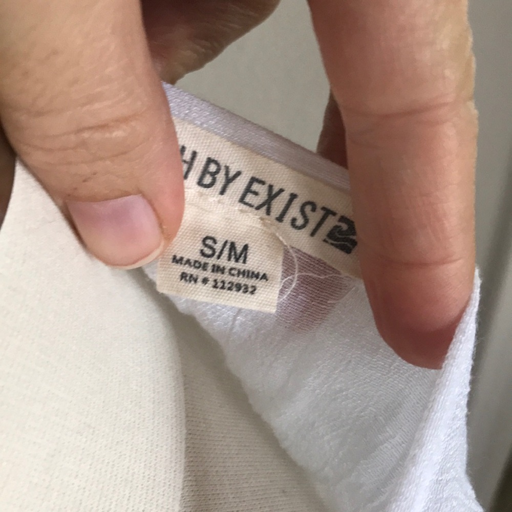 Beach By Exist White Midi Dress with Pink, Blue & Green Crochet Trim - Picture 5 of 8